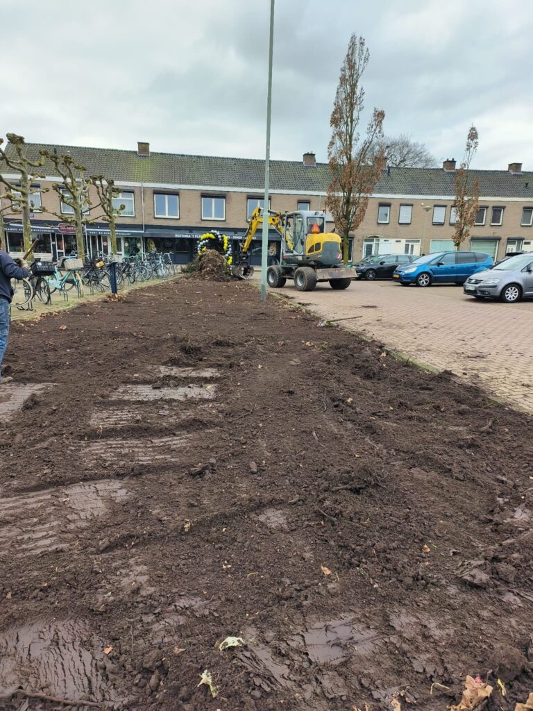 Verfraaiing Aerthijsplein Ospel krijgt stap voor stap vorm